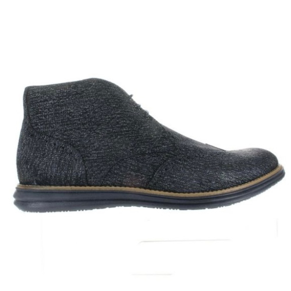 BUGATCHI BARI PRINTED SUEDE BLUE CHUKKA BOOT NWT SZ 11